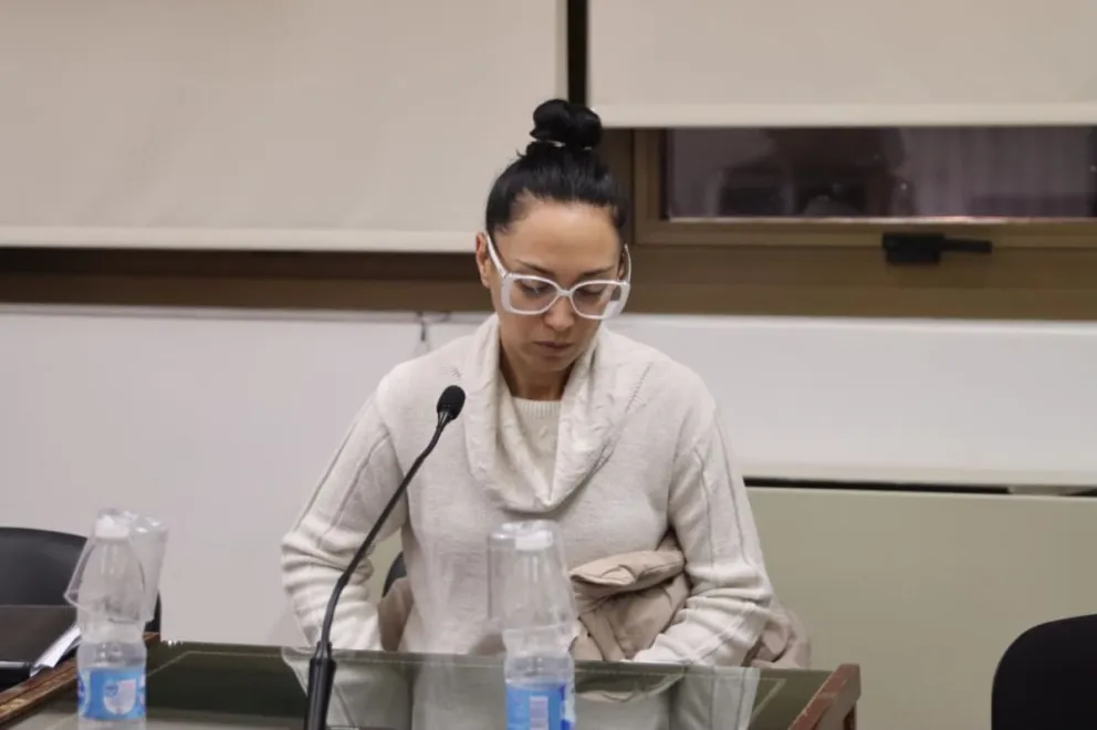 Marzano se presentó hoy en el audiencia se realizó en el Juzgado Federal. Foto Tania Domenicucci