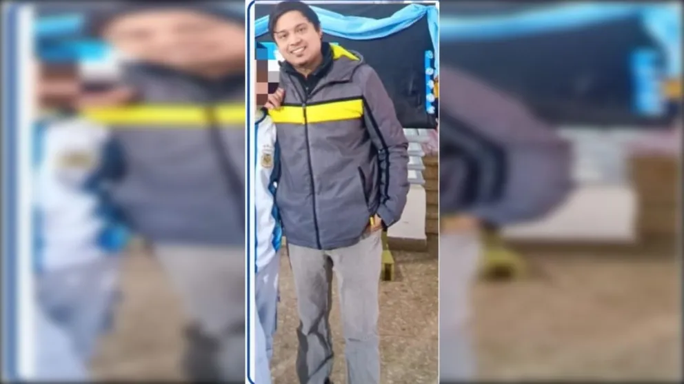 Así vestía el hombre cuando fue visto por última vez el miércoles. 