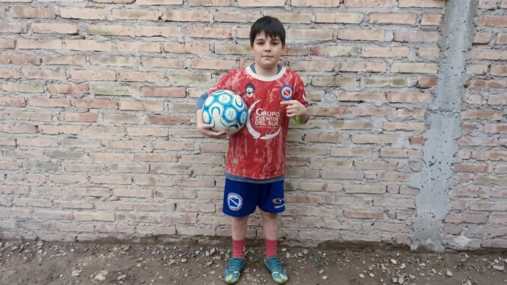 Sebastián está muy entuciasmado de poder llegar al Club de Gimnasia y Esgrima La Plata. Foto gentileza 