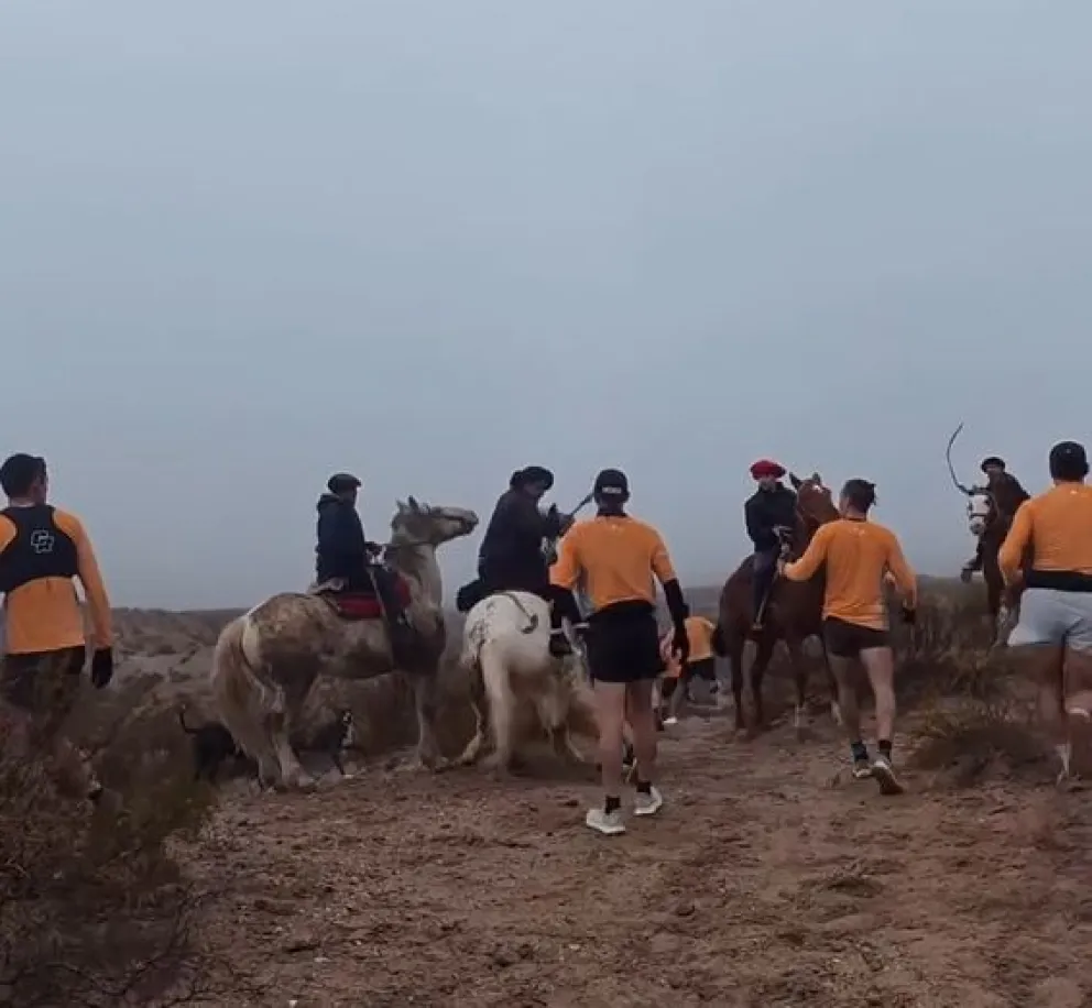 Participantes denunciaron que personas del lugar retiraron la señalización del circuito y protagonizaron agresiones durante la competencia. Foto cortesía 