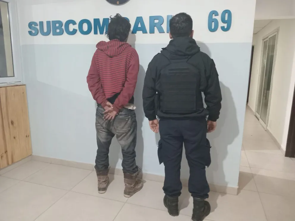 El procedimiento fue realizado por efectivos de la Subcomisaría 69° durante la madrugada de este lunes en Barrio Nuevo. Foto cortesía Subcomisaría N°69.