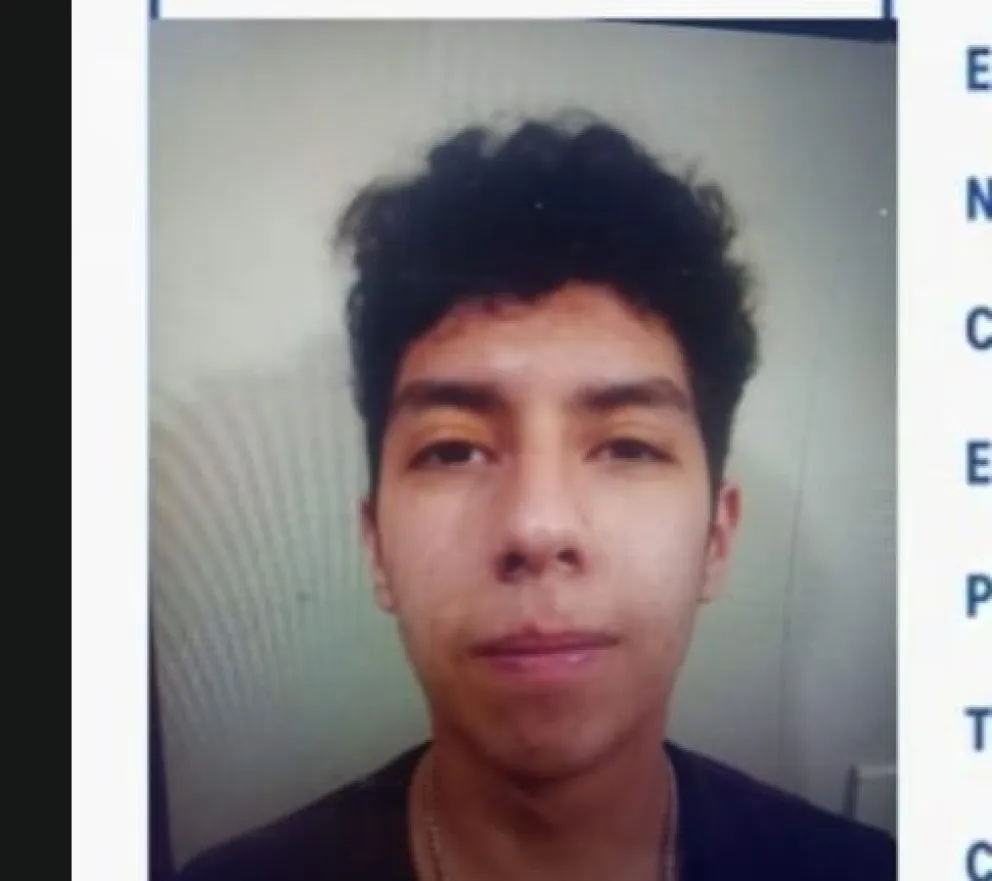 antiago Sebastián Alonso fue visto por última vez el domingo por la tarde, cuando viajaba hacia Neuquén para incorporarse al curso de aspirantes del Servicio Penitenciario. Foto cortesía Policia de Rio Negro