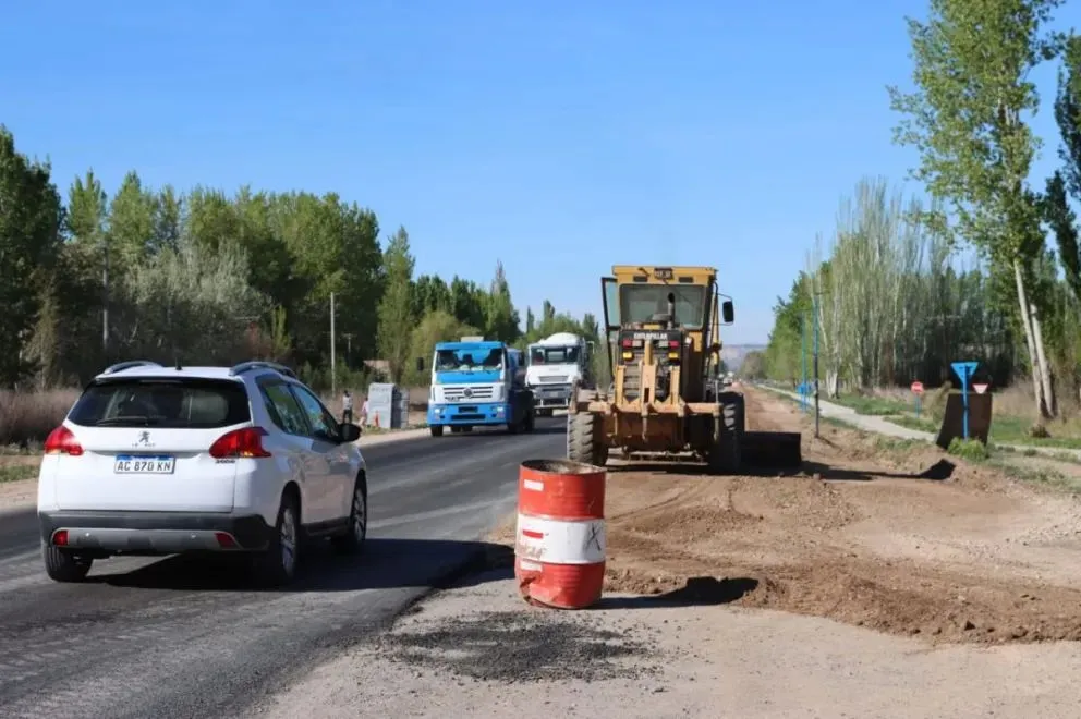 La obra de repavimentación inició a fines del año pasado. Foto: Tania Domenicucci