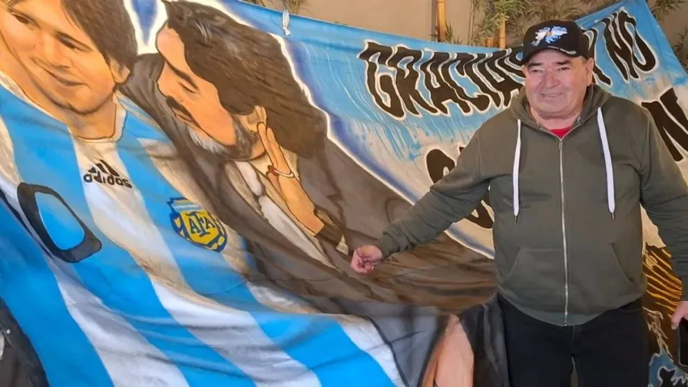 José Vega, ex combatiente de Malvinas, hizo una reflexión previa ante el partido de Inglaterra y la Argentina, resaltando los valores y que siga viva la memoria despues de 44 años de la guerra. (Foto: gentileza)