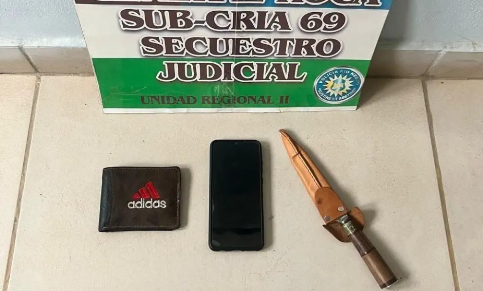 La policía recuperó los elementos robados. Foto gentileza Policía de Río Negro 