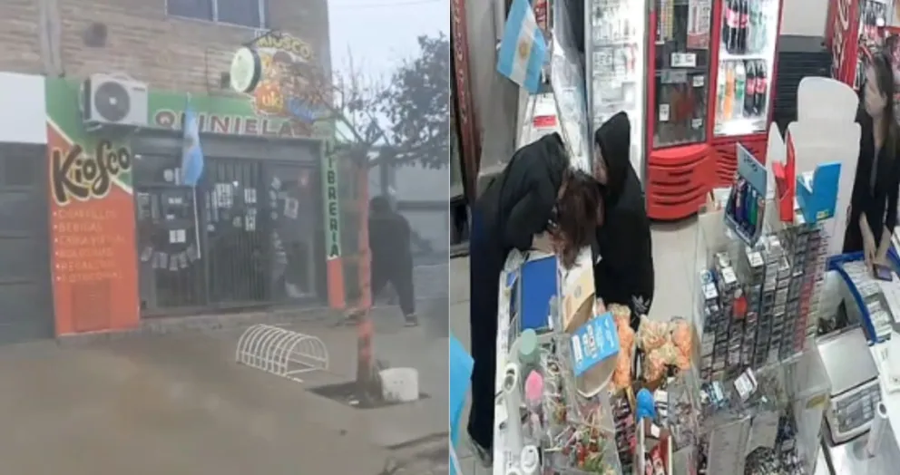 Ha roto vidrios y agredió fisicamente a quienes atienden los comercios. 