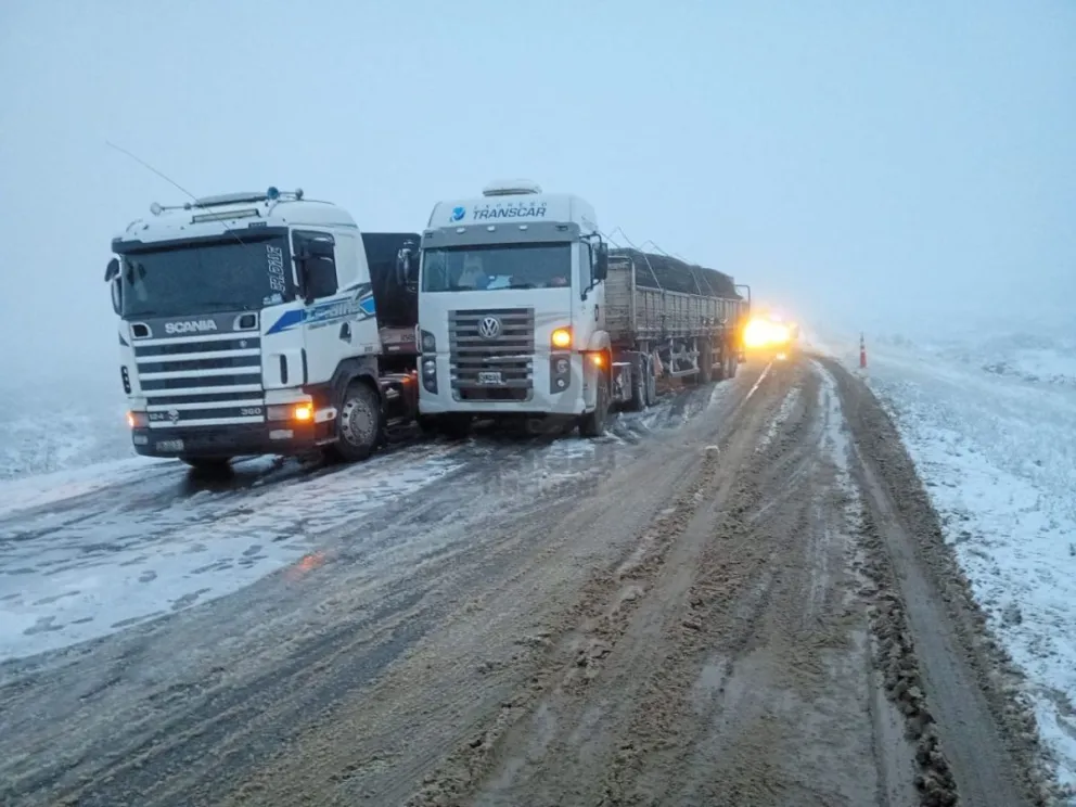 Vialidad Nacional recomendó extremar las precauciones al circular por la Ruta 22 entre Cutral Co y Zapala. Foto: Vialidad Nacional.