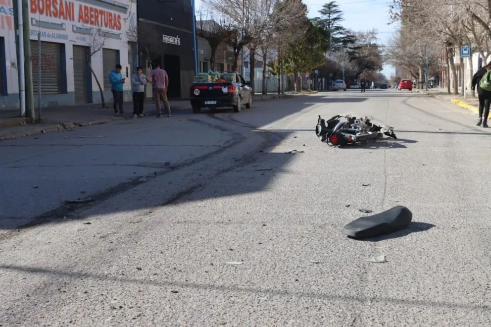 El siniestro ocurrió cerca del mediodía. Foto ANR 