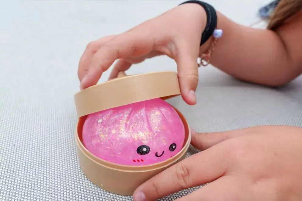 El "Squeezy Dumpling", un juguete antiestrés viral peligroso (Foto: gentileza)