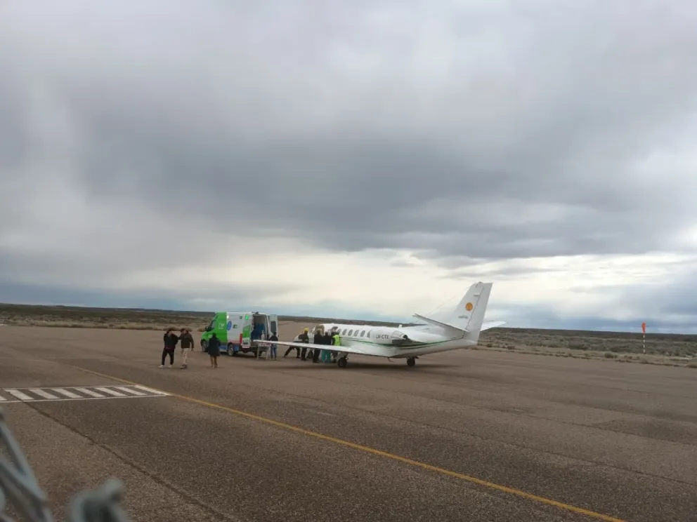 El aeroclub realiza, en promedio, entre 2 y 3 vuelos sanitarios por semana. Foto: ANR