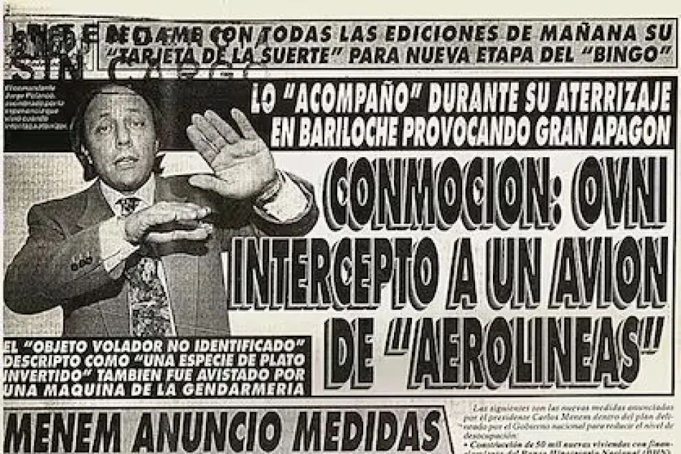 Una de las historias de Ovnis más famosas del país ocurrió en Bariloche.
