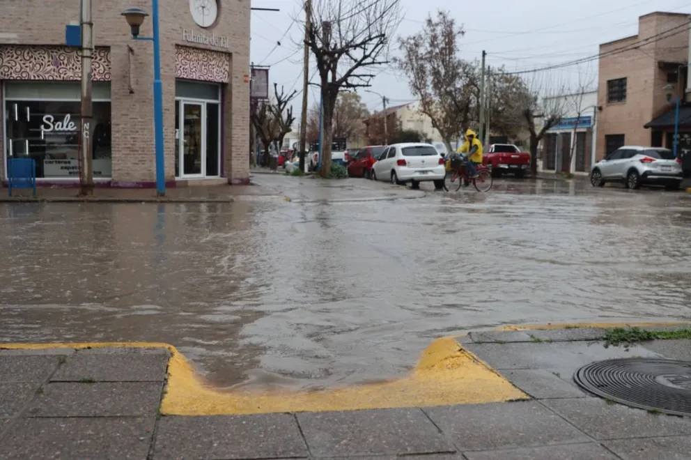 Se acumularon 15 milímetros de agua en la jornada del miércoles. Foto: Tania Domenicucci