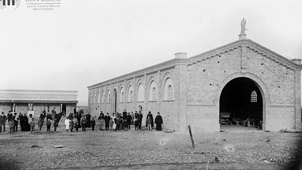 La Escuela Agrícola Práctica fundada por Alejandro Stefenelli en J.J. Gómez. Foto: Archivo Histórico Salesiano.