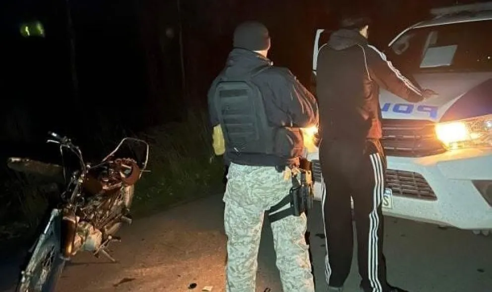 El hecho ocurrió en la zona rural de Roca. Foto gentileza Policía de Río Negro