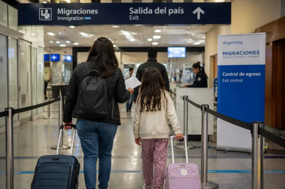 La niña podrá viajar al exterior junto con su madre sin necesitar la autorización de su padre hasta que cumpla 18 años. Imagen ilustrativa.