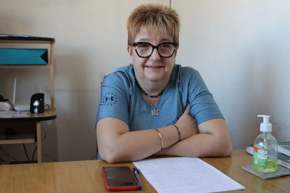 Silvina Malnis, una de las referente y voluntaria de la Fundaci&oacute;n en Roca. Foto: Tania Domenicucci