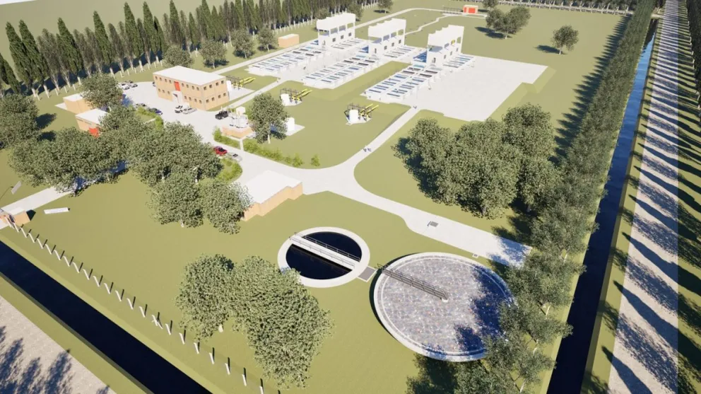 El gobierno provincial avanza con un proyecto multimillonario para aumentar un 50% la capacidad de potabilización. (Foto: gentileza)