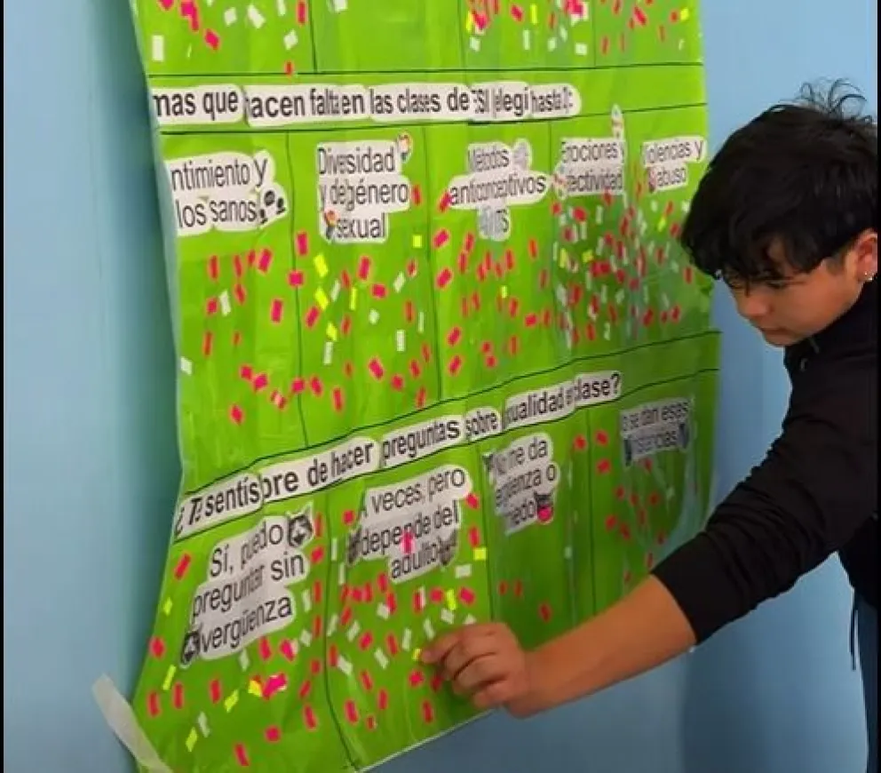 La experiencia es similar a otras que se han realizado en otros puntos de la provincia, con excelente respuesta por parte de los jóvenes. (Foto: gentileza)
