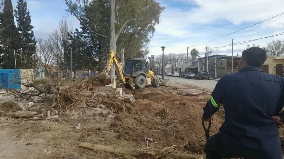 Los trabajos comenzaron el miércoles finalizaron durante la medianoche. Foto gentileza