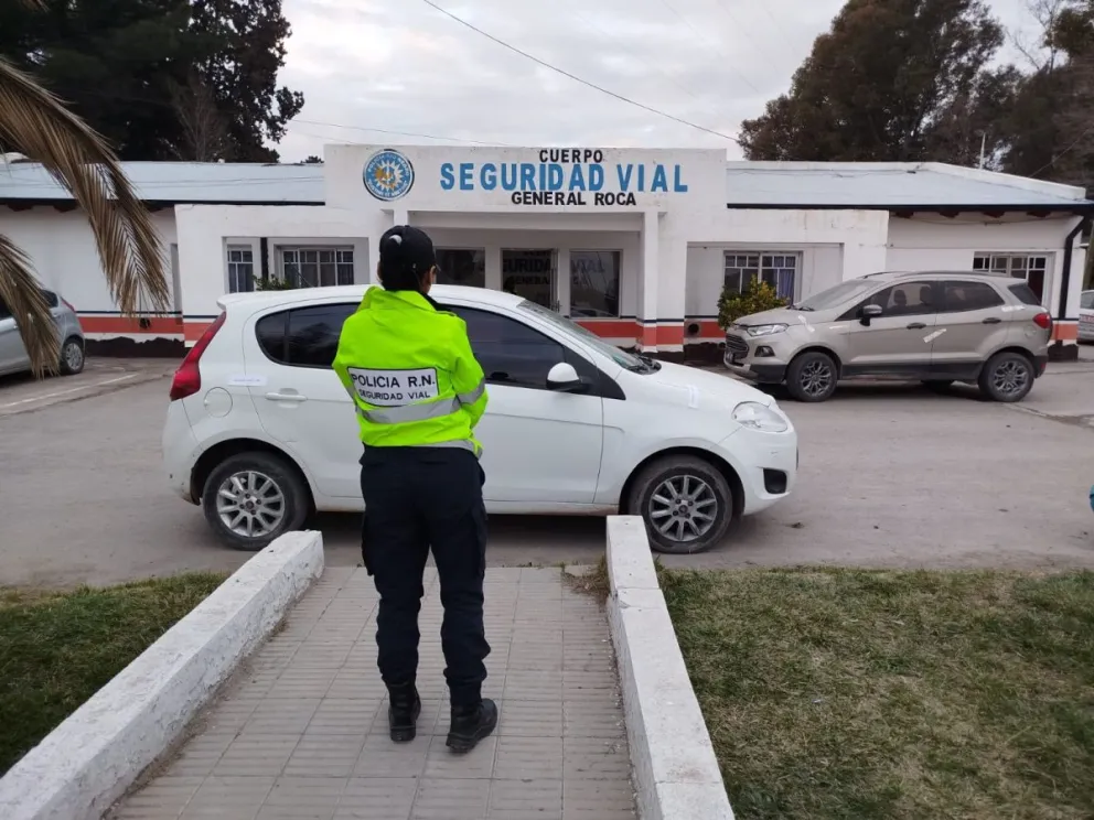 El vehículo tenía pedido de secuestro por parte de las Fiscalía 4 de Roca. Foto: Policía de Río Negro