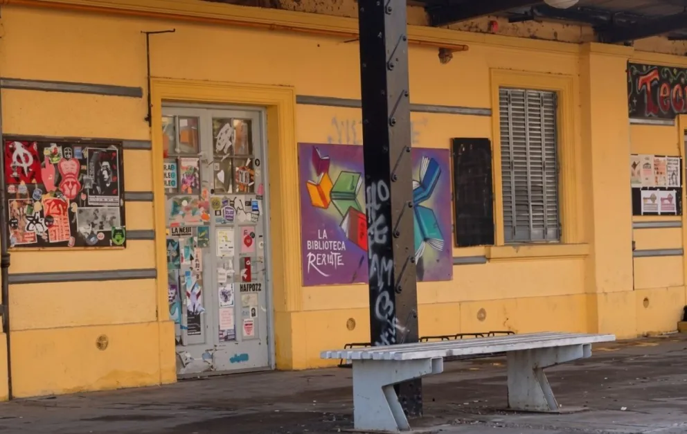 La biblioteca funcionaba en la ex Estación del Tren desde 2012 y en 2024 surgió el conflicto. Foto: Tania Domenicucci