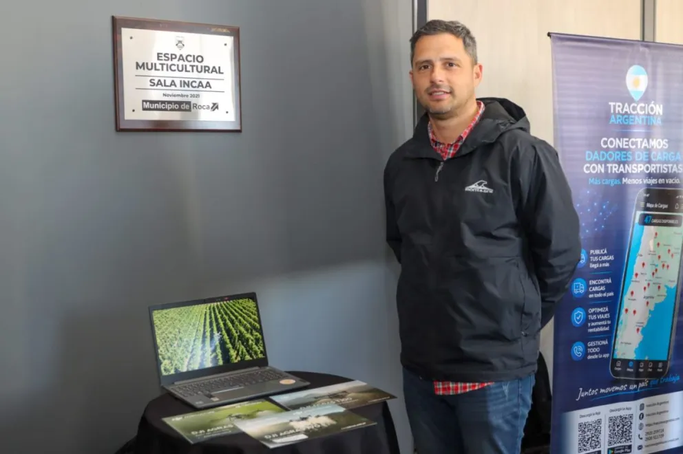 El proyecto de Roca se especializa en drones para aplicaciones agrícolas. (Foto: Tania Domenicucci. ANR)