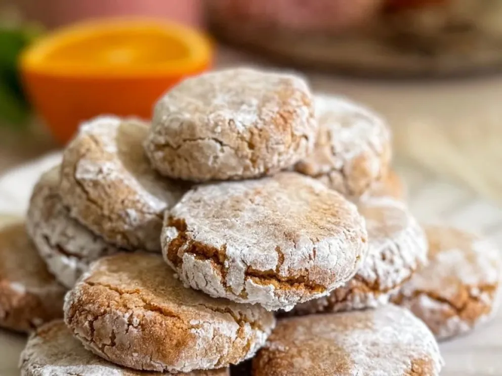 Tienen una masa a base de frutos secos y un toque cítrico exquisito.