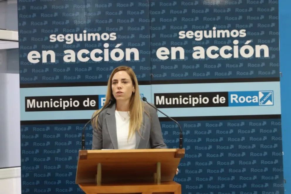 La intendenta María Emilia Soria presentó el Presupuesto 2027 y anunció cambios en el cobro del plan de asfalto. Foto: Tania Domenicucci ANR.