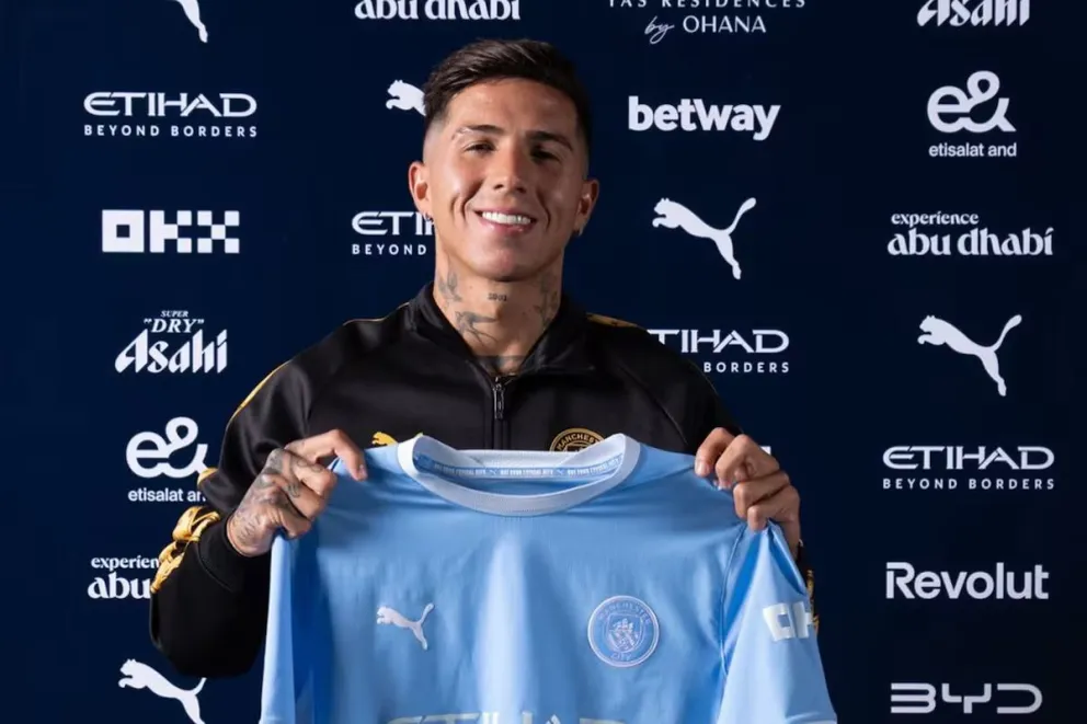 Enzo Fernández es el futbolista argentino más caro de todos los tiempos.