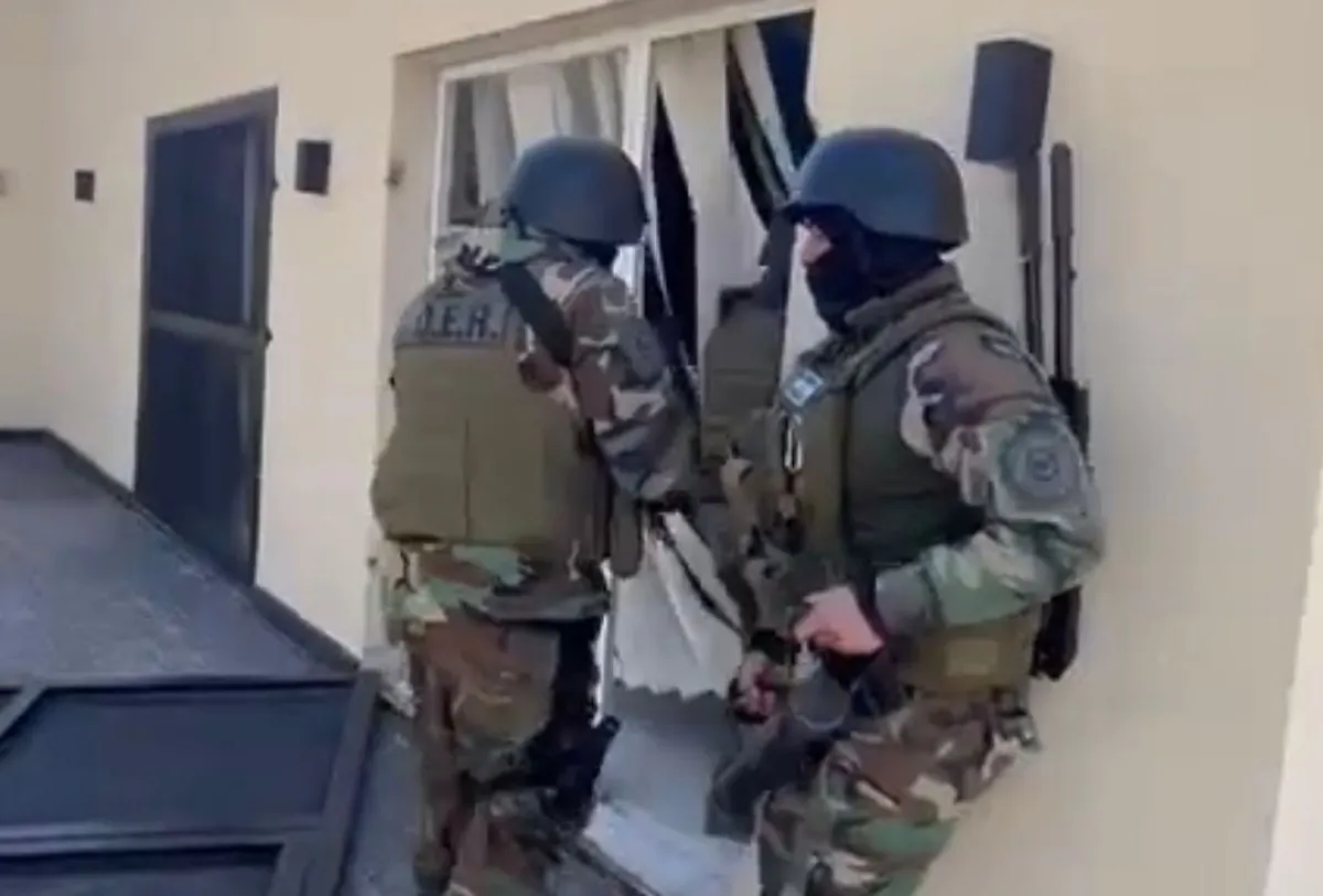 Las nuevas medidas vinculadas al Operativo Audi incluyeron requisas en establecimientos penitenciarios de Roca y allanamientos en Allen. Foto: Polic&iacute;a R&iacute;o Negro