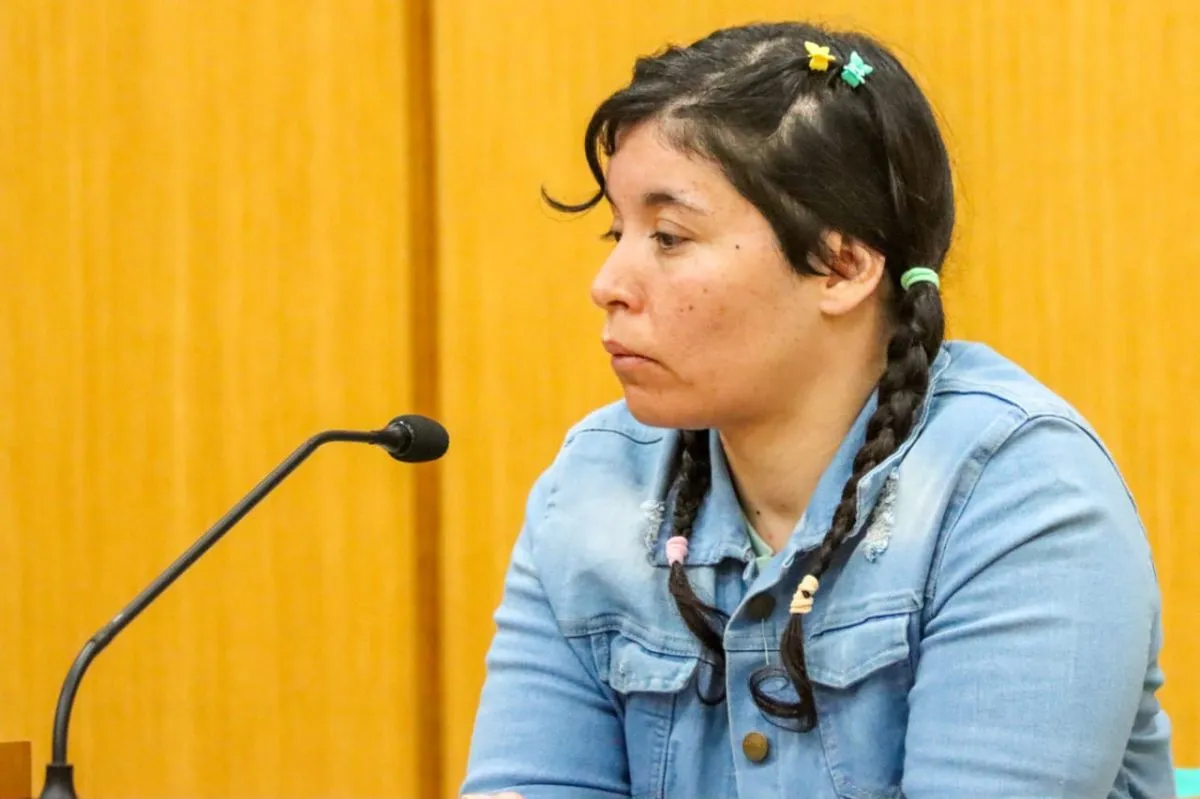 Tamara Hern&aacute;ndez reconoci&oacute; su participaci&oacute;n en el crimen del taxista de Allen y fue declarada culpable como coautora. Foto: Tania Domenicucci- ANR