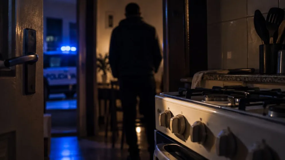Un hombre fue detenido luego de encerrarse con uno de sus hijos en la casa de su ex y dejar abiertas las hornallas de gas. Foto: imagen ilustrativa.