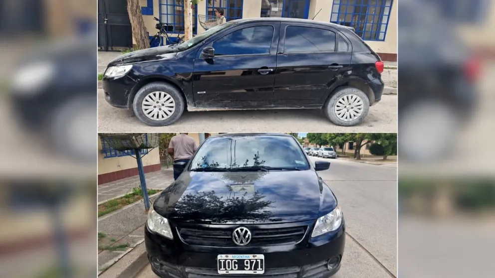 El Volkswagen Gol fue robado y su familia pide ayuda para recuperarlo mientras denuncia que intentan extorsionarlos. Foto: gentileza