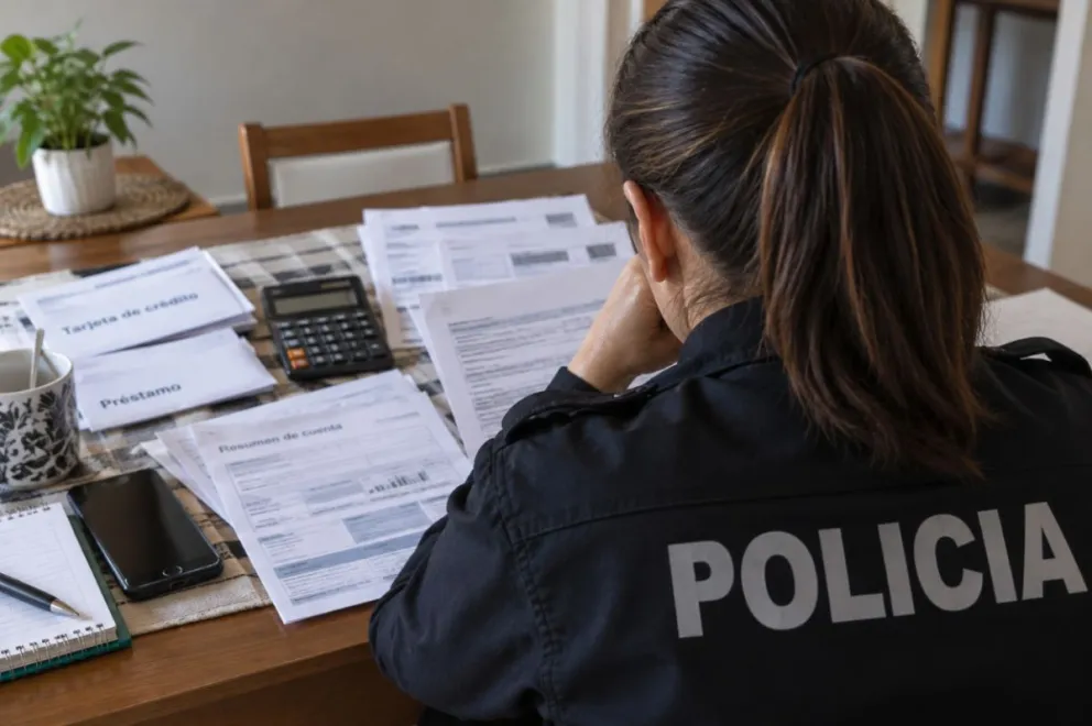 La Justicia limitó al 33% los descuentos por deudas que se aplicaban sobre el salario de una empleada policial. Foto ilustrativa.