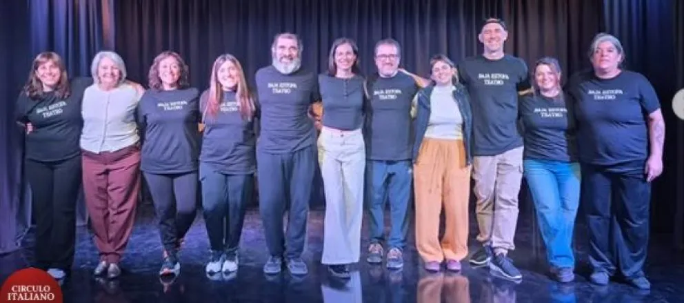 El elenco Baja Estofa vuelve a escena este domingo en El Biombo con “Bordes”. Foto: gentileza
