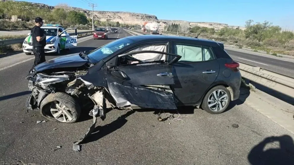 El rodado no colisionó con otros vehículos. (Foto: gentileza)
