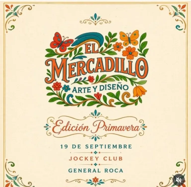 El Mercadillo realizar&aacute; su edici&oacute;n Primavera este s&aacute;bado en el Jockey Club. Foto: gentileza.