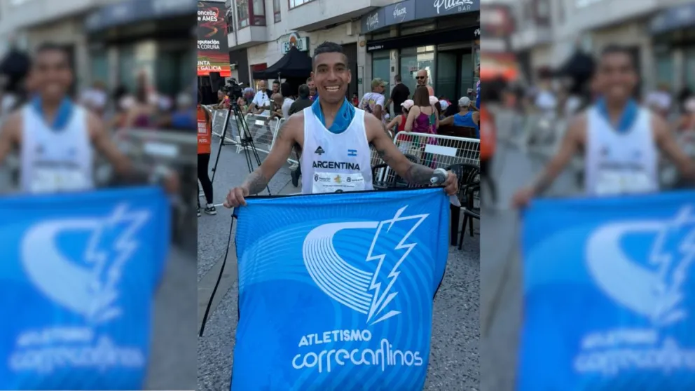 Con un tiempo de 8 horas y 13 minutos, el atleta roquense Ricardo Rios finalizó su participación en el mundial que se realizó en España. Foto cortesía Ricardo Rios