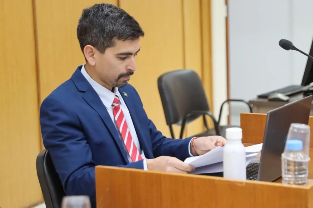 El fiscal Britos Rubiolo pidi&oacute; que los 4 polic+ias sean declarados culpables. Foto: Tania Domenicucci-