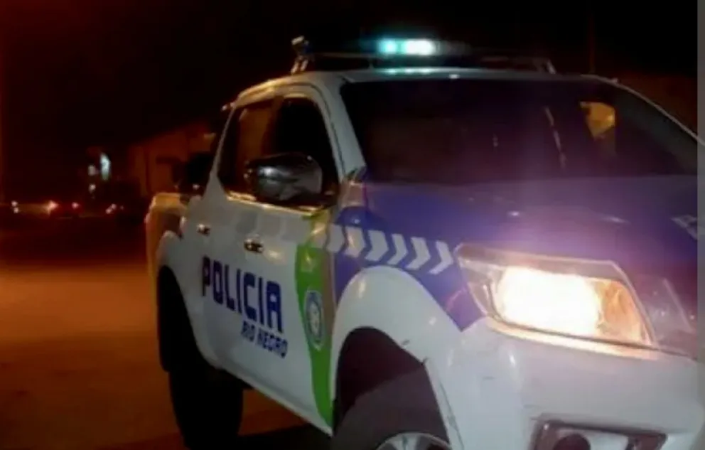 El hecho ocurrió durante la madrugada de este martes en Roca. Foto: Policía de Río Negro.