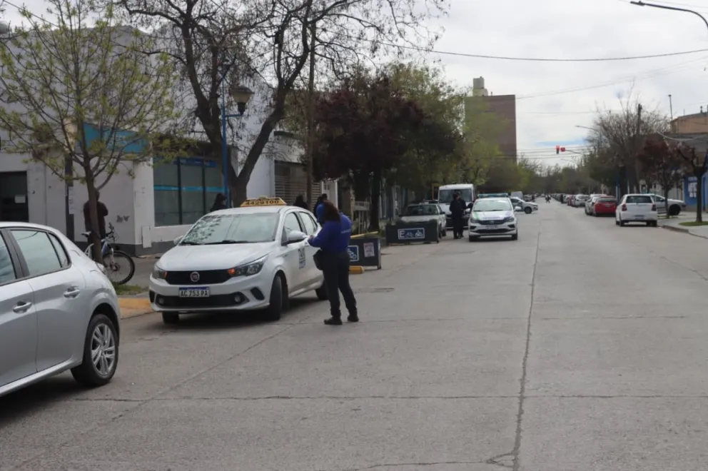 El siniestro ocurrió sobre calle Pampa, entre Tucumán y 9 de Julio. Foto: Tania Domenicucci.