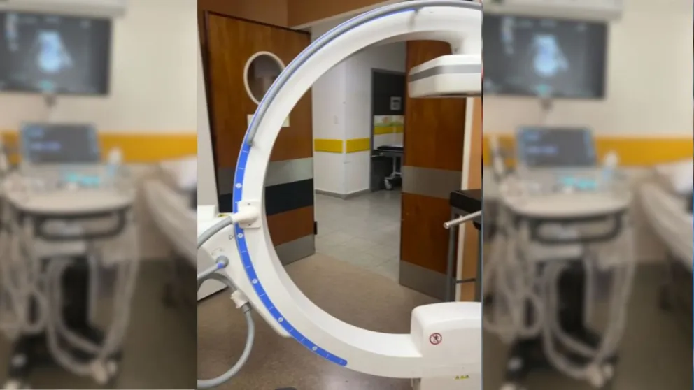 El nuevo arco de rayos X tuvo un costo aproximado de 180 millones de pesos y ya se encuentra operativo en los quirófanos del hospital local. Foto cortesía