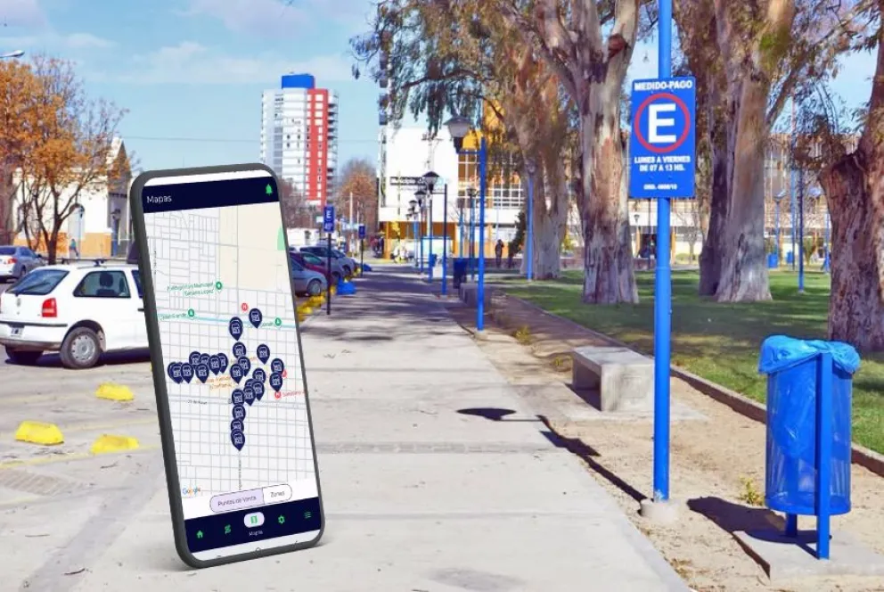 Quienes estacionen en los lugares de pago, no deberán abonar la tarifa correspondiente durante la suspensión de la App. (Foto: ANR)