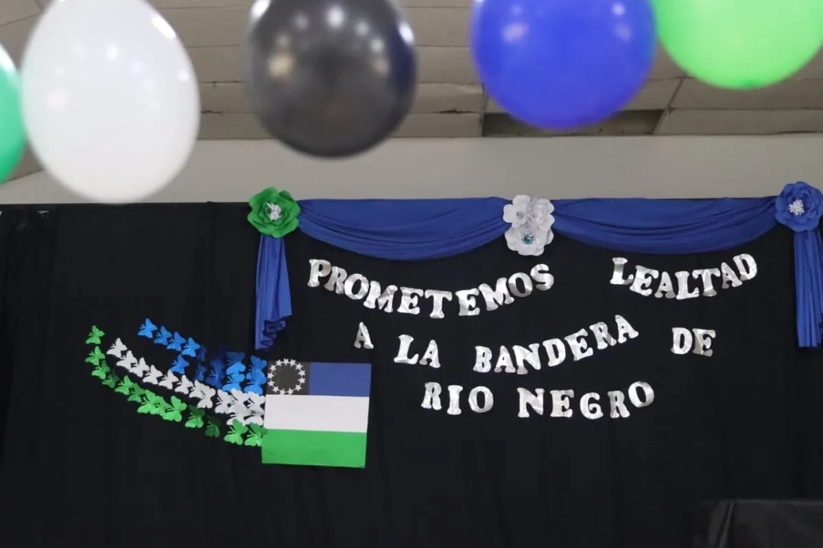 La promesa se realiz&oacute; en el D&iacute;a de la Bandera de R&iacute;o Negro. Foto: Tania Domenicucci