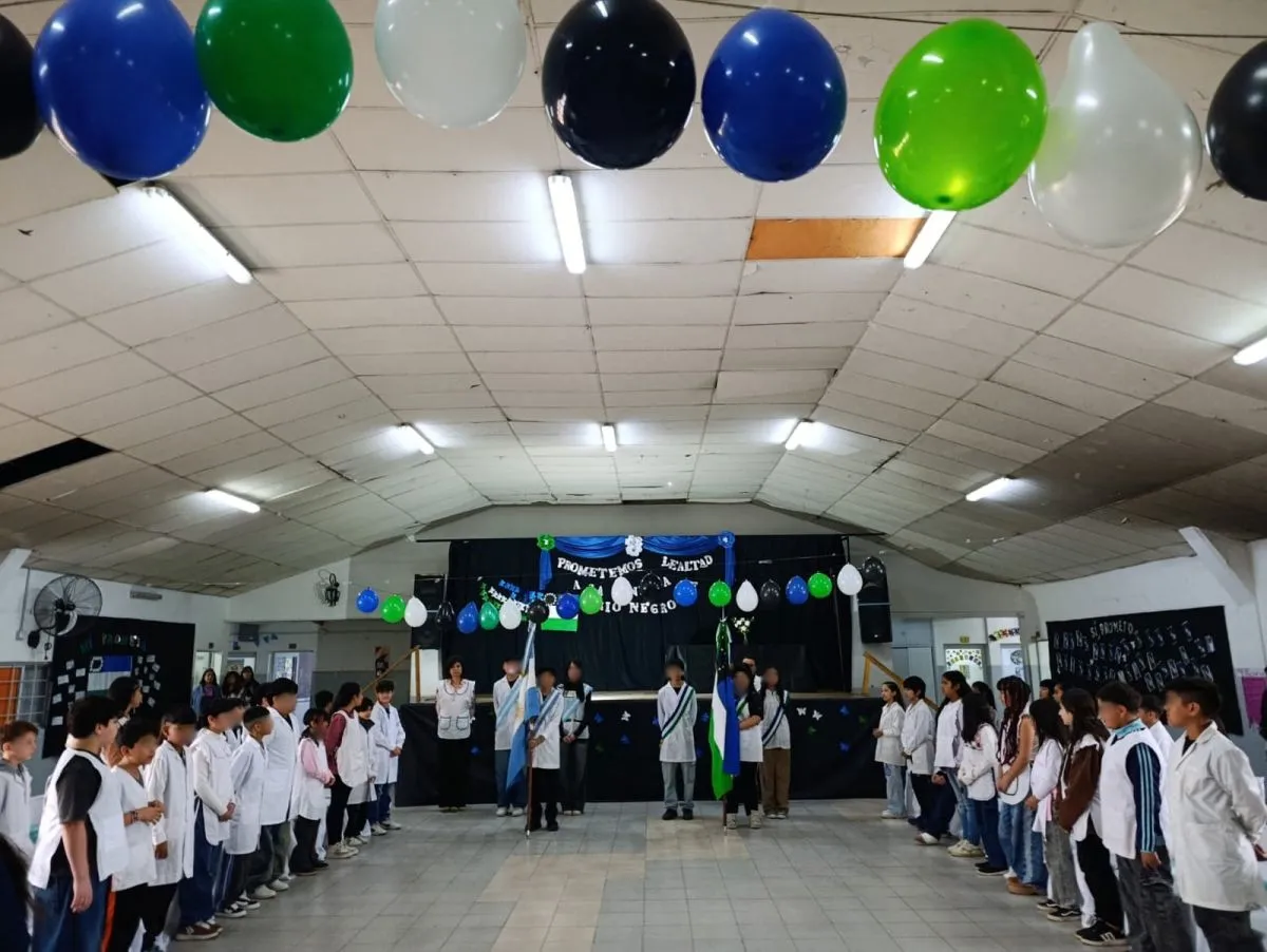En toda la provincia, 1300 estudiantes hacen su promesa. Foto: Tania Domenicucci