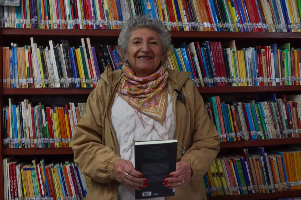 Elena estuvo desde los inicios de la biblioteca. Foto: Tania Domenicucci