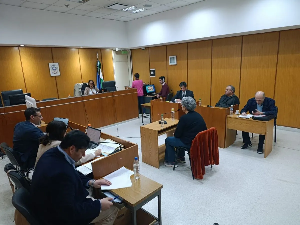 Gabriela Garc&iacute;a, due&ntilde;a de Horus, declar&oacute; este martes durante el juicio y relat&oacute; c&oacute;mo encontraron al perro herido y su posterior traslado a la veterinaria. Foto: Tania Domenicucci.