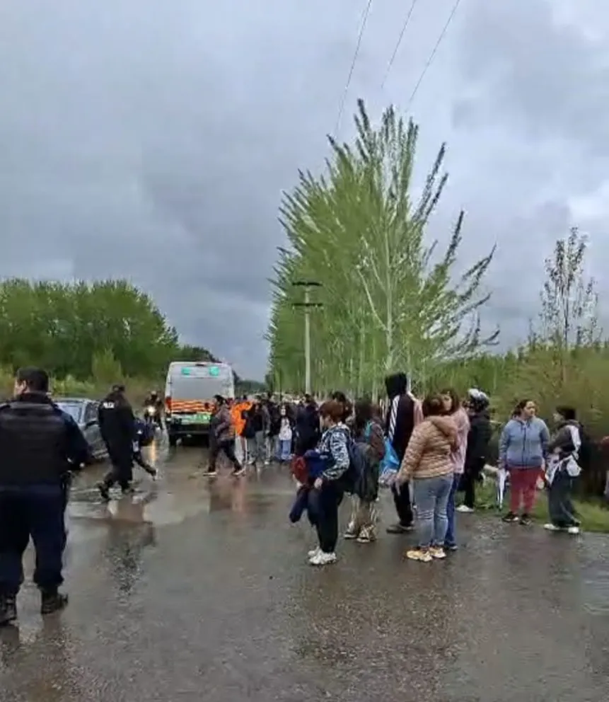 En el accidente no se registraron heridos de gravedad. Foto gentileza