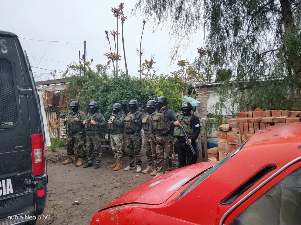 Los tres procedimientos fueron resultado coordinado entre las fuerzas de seguridad. (Foto: gentileza)