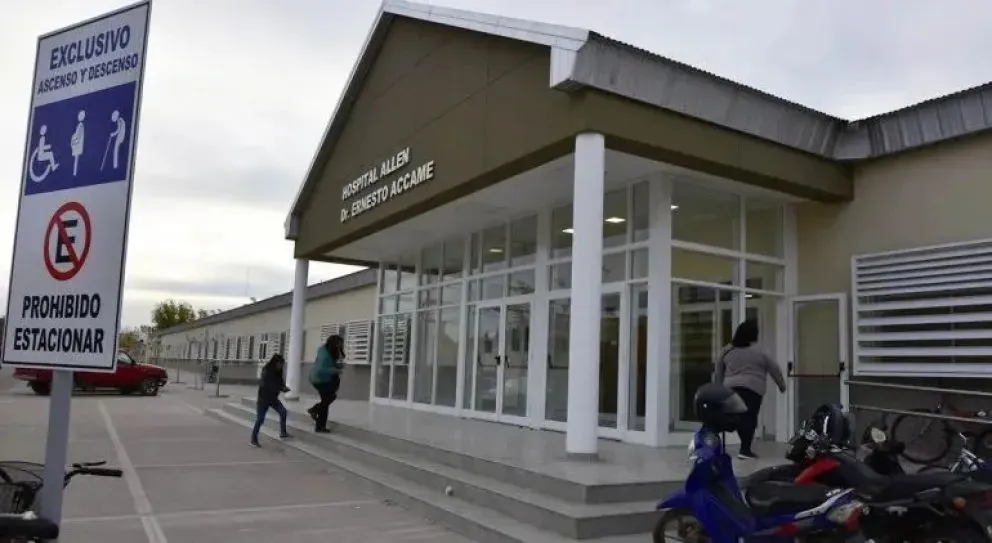 La joven fue llevada al Hospital por un familiar. Foto archivo